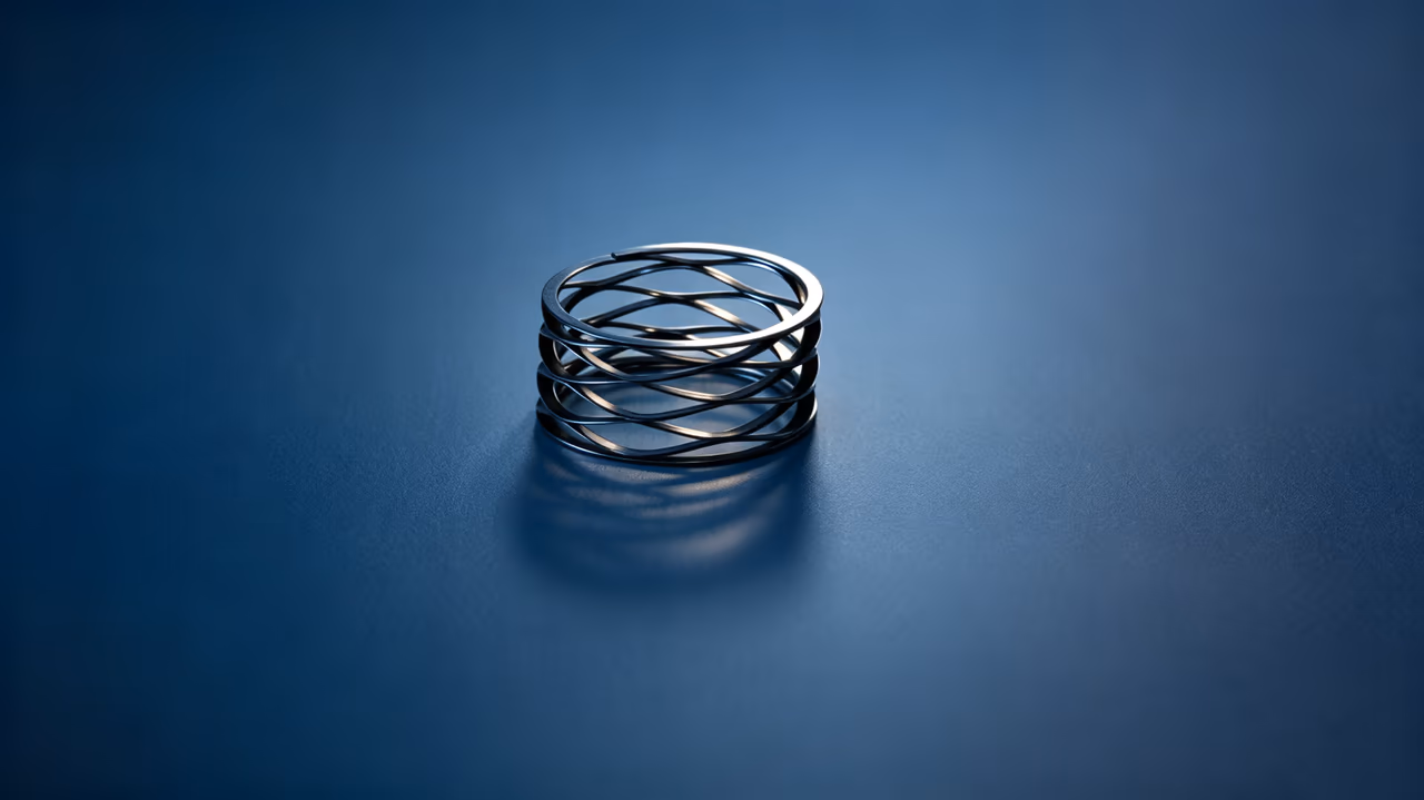 Plain-end multi-turn wave spring with flat bearing surfaces